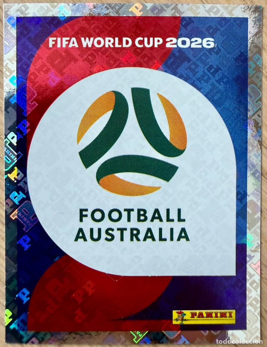 Cartes &agrave; collectionner de Football: AUS1 AUS 1 ESCUDO AUSTRALIA MUNDIAL FIFA WORLD CUP 2026 26 STICKER CROMO PANINI SIN PEGAR