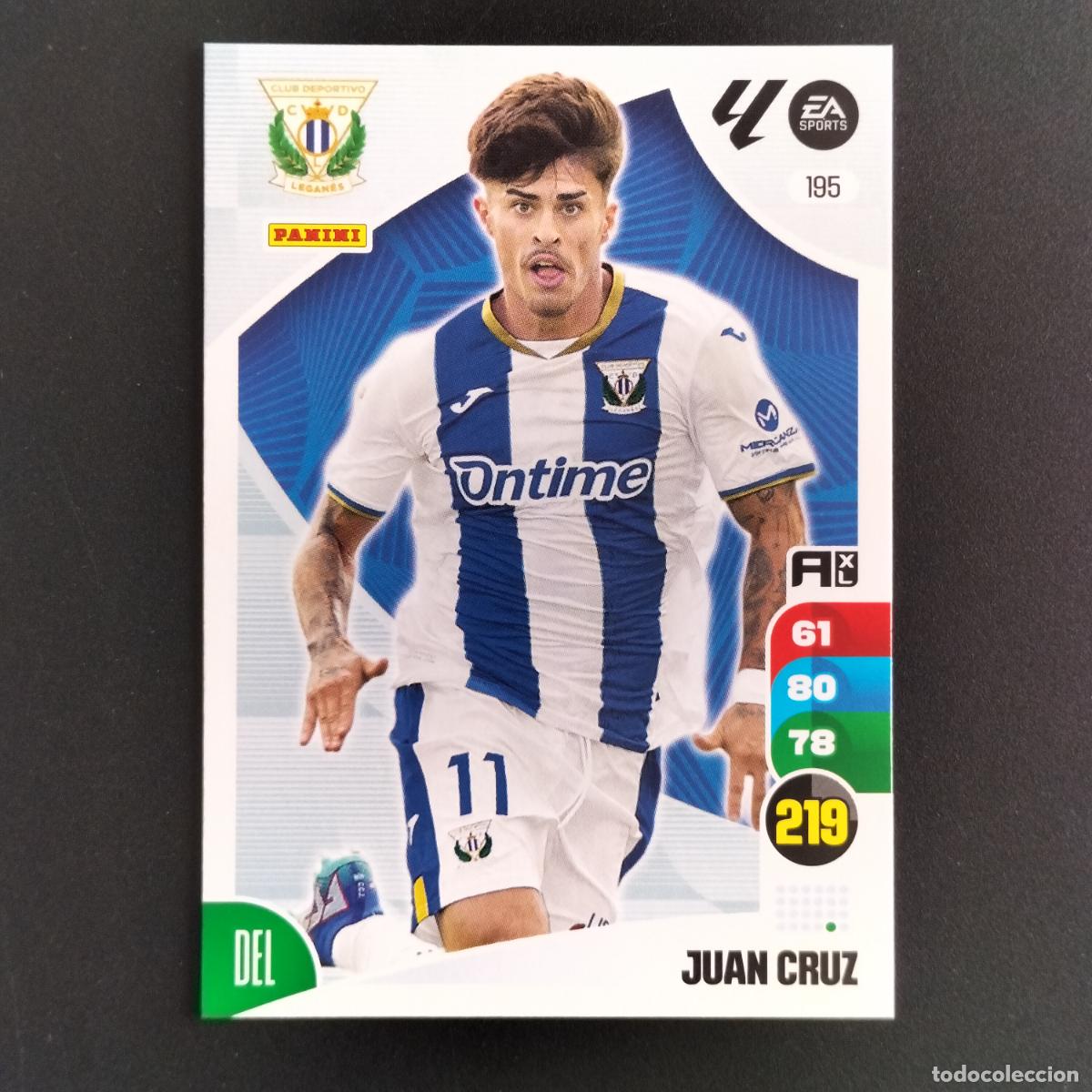 Cartes &agrave; collectionner de Football: 195 JUAN CRUZ CD LEGANES CROMOS ADRENALYN XL LALIGA CARD 2024 2025 24 25 PANINI