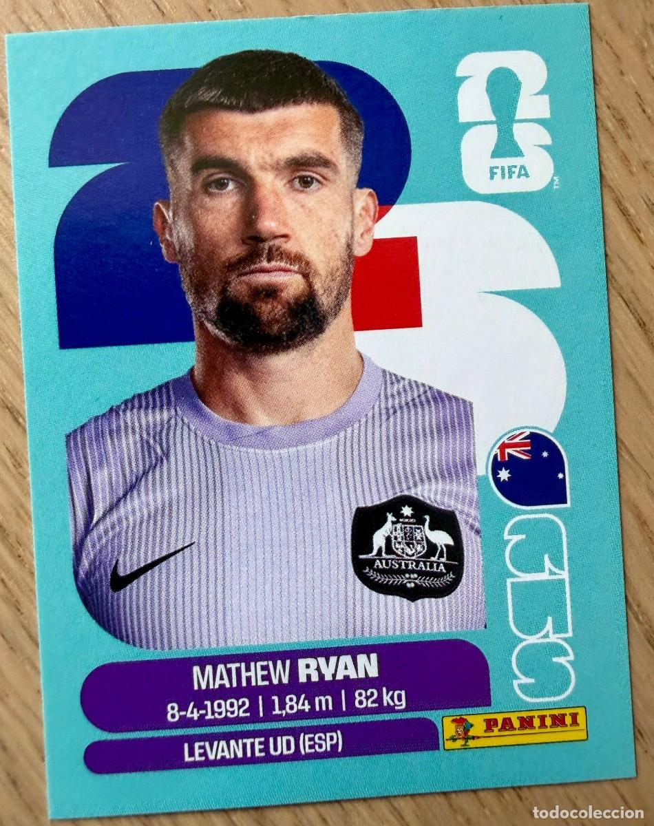 Cromos de F&uacute;tbol: AUS2 AUS 2 MATHEW RYAN AUSTRALIA MUNDIAL FIFA WORLD CUP 2026 26 STICKER CROMO PANINI SIN PEGAR
