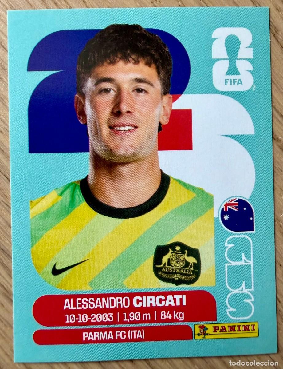 Cromos de F&uacute;tbol: AUS5 AUS 5 CIRCATI AUSTRALIA MUNDIAL FIFA WORLD CUP 2026 26 STICKER CROMO PANINI SIN PEGAR