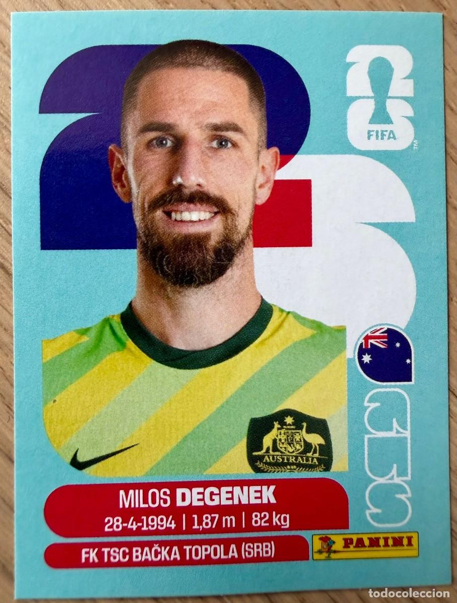 Cromos de F&uacute;tbol: AUS10 AUS 10 DEGENEK AUSTRALIA MUNDIAL FIFA WORLD CUP 2026 26 STICKER CROMO PANINI SIN PEGAR