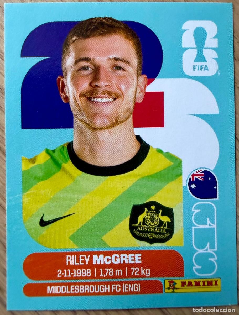 Cromos de F&uacute;tbol: AUS12 AUS 12 MCGREE AUSTRALIA MUNDIAL FIFA WORLD CUP 2026 26 STICKER CROMO PANINI SIN PEGAR