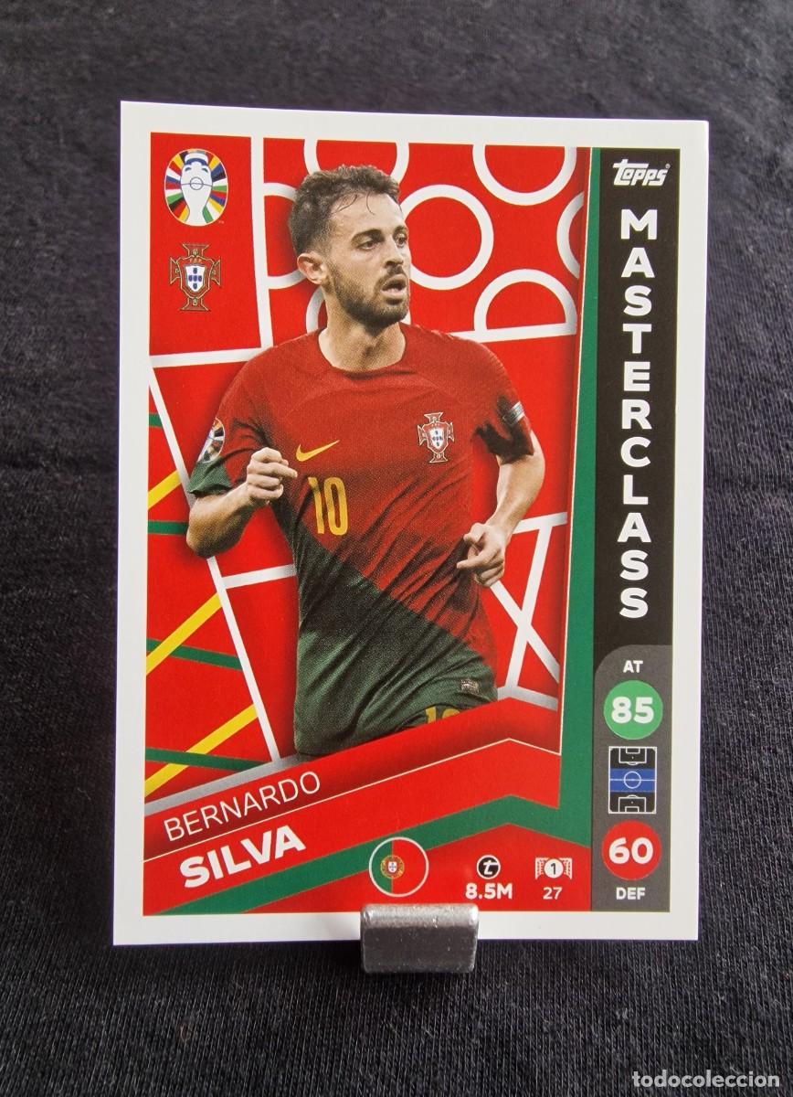 Cromos de F&uacute;tbol: Bernardo Silva 27 - EURO 2024 Lidl Match Attax