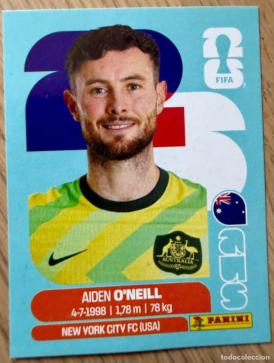 Cromos de F&uacute;tbol: AUS14 AUS 14 O&acute;NEILL AUSTRALIA MUNDIAL FIFA WORLD CUP 2026 26 STICKER CROMO PANINI SIN PEGAR