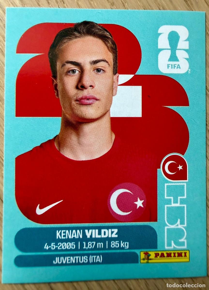 Cromos de F&uacute;tbol: TUR20 TUR 20 KENAN YILDIZ TURQUIA MUNDIAL FIFA WORLD CUP 2026 26 STICKER CROMO PANINI SIN PEGAR