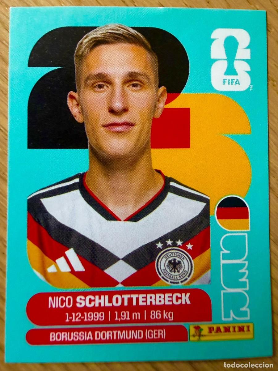 Cromos de F&uacute;tbol: GER5 GER 5 SCHLOTTERBECK ALEMANIA MUNDIAL FIFA WORLD CUP 2026 26 STICKER CROMO PANINI SIN PEGAR