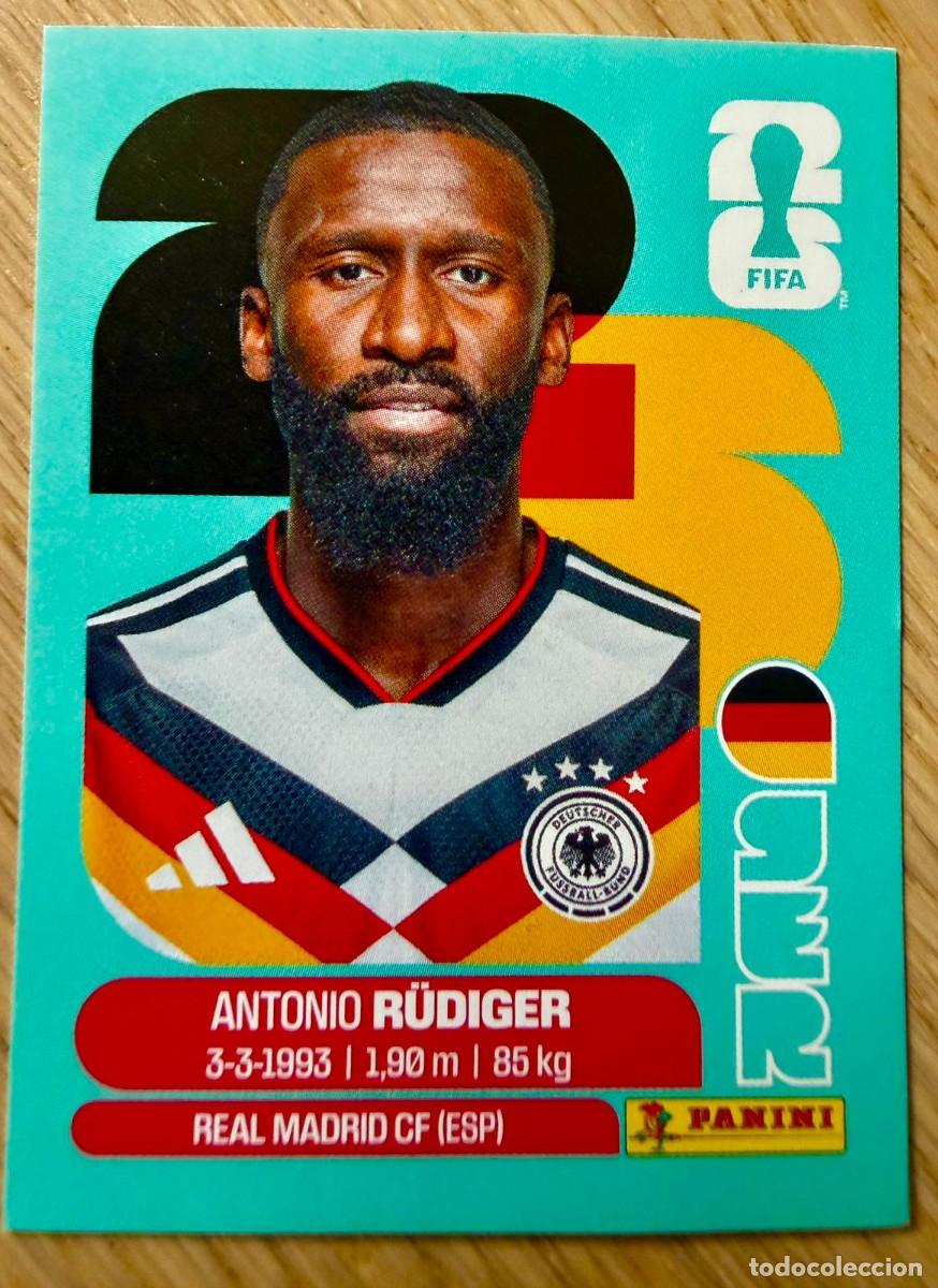 Cromos de F&uacute;tbol: GER6 GER 6 ANTONIO RUDIGER ALEMANIA MUNDIAL FIFA WORLD CUP 2026 26 STICKER CROMO PANINI SIN PEGAR