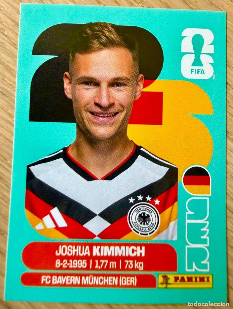Cromos de F&uacute;tbol: GER10 GER 10 JOSHUA KIMMICH ALEMANIA MUNDIAL FIFA WORLD CUP 2026 26 STICKER CROMO PANINI SIN PEGAR