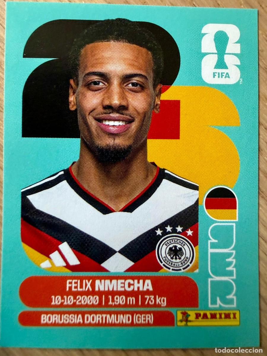 Cromos de F&uacute;tbol: GER12 GER 12 FELIX NMECHA ALEMANIA MUNDIAL FIFA WORLD CUP 2026 26 STICKER CROMO PANINI SIN PEGAR
