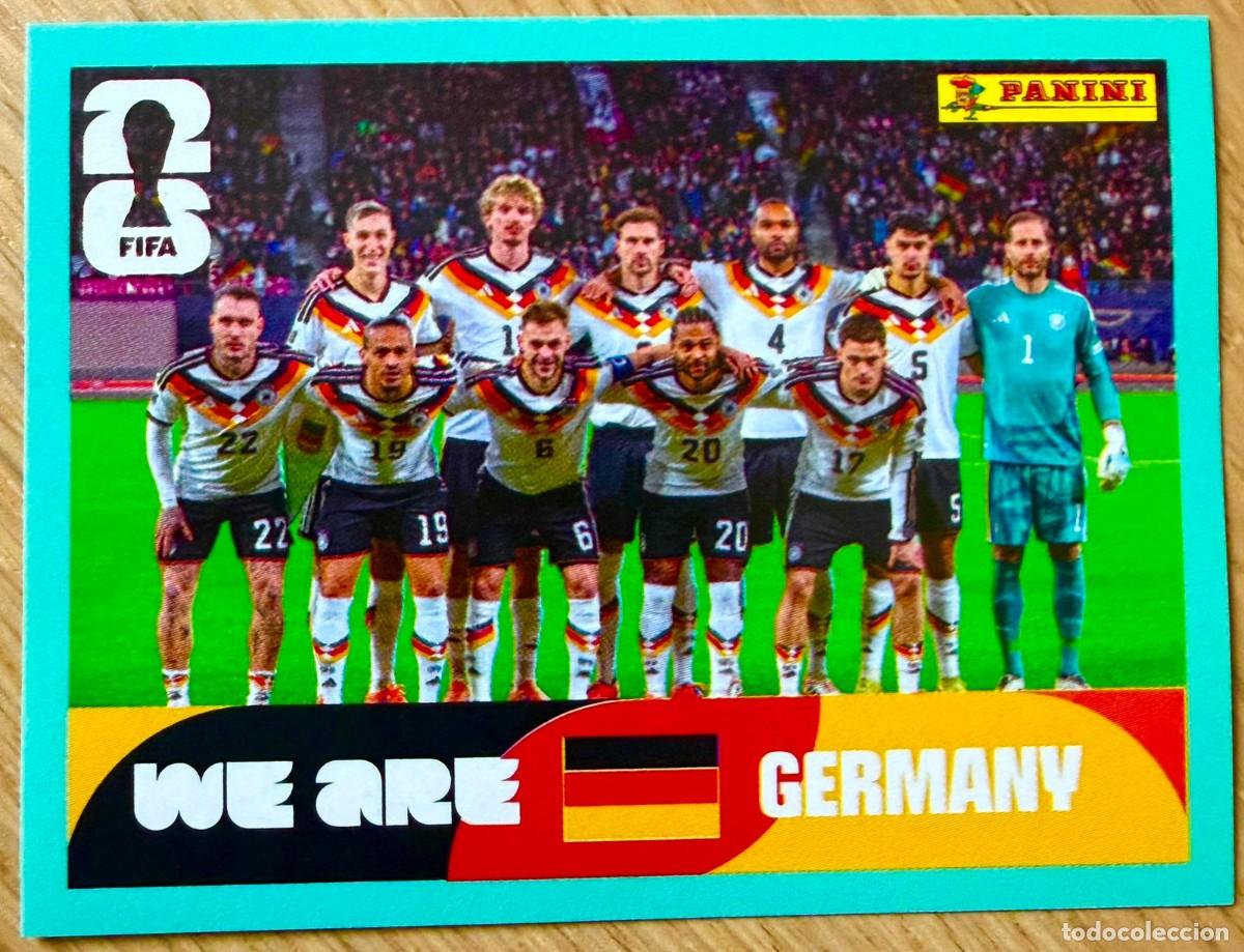 Cromos de F&uacute;tbol: GER13 GER 13 PLANTILLA ALEMANIA MUNDIAL FIFA WORLD CUP 2026 26 STICKER CROMO PANINI SIN PEGAR