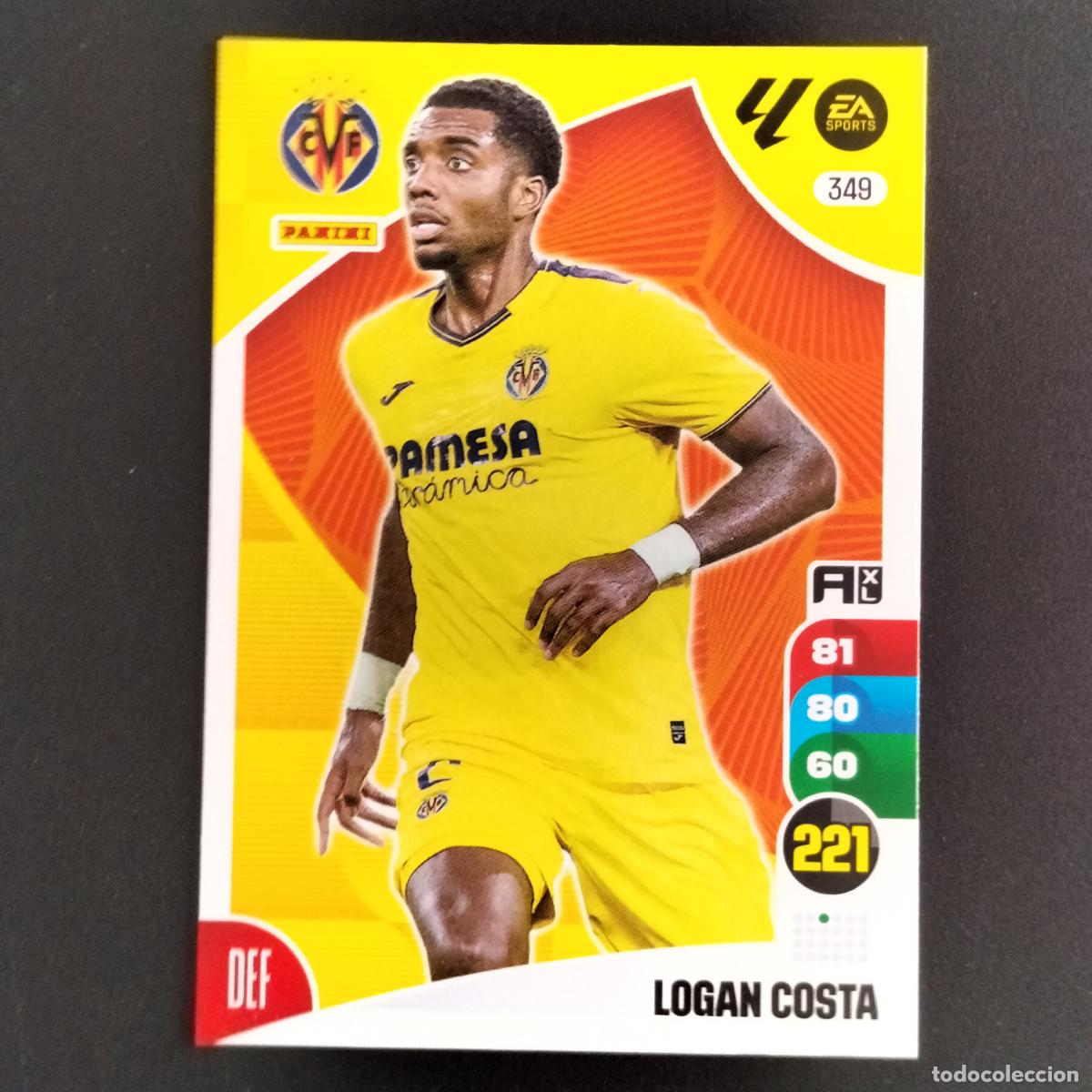 Figurine di Calcio: 349 LOGAN COSTA VILLARREAL CROMOS ADRENALYN XL LALIGA CARD 2024 2025 24 25 PANINI