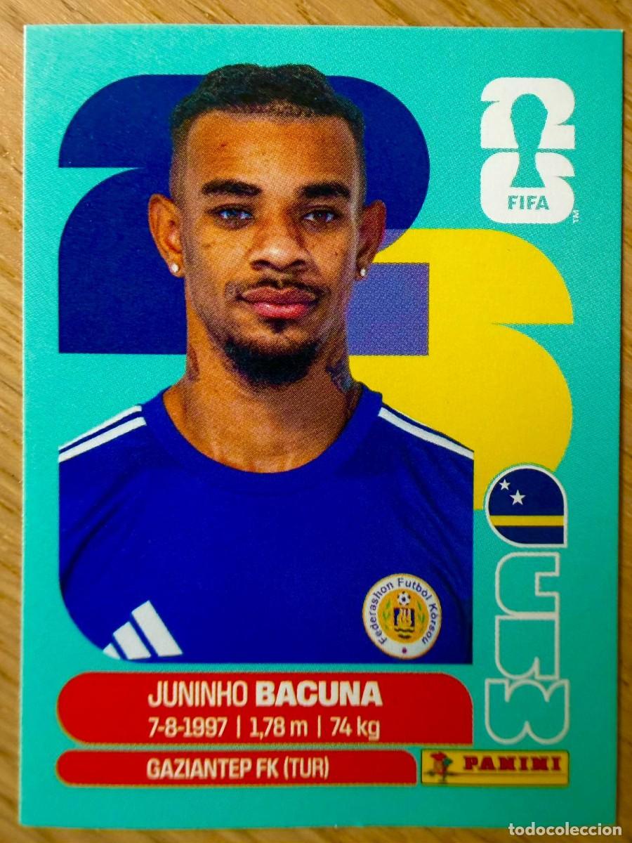 Cromos de F&uacute;tbol: CUW11 CUW 11 BACUNA CURAZAO CURA&Ccedil;AO MUNDIAL FIFA WORLD CUP 2026 26 STICKER CROMO PANINI SIN PEGAR