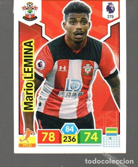 Cromos de F&uacute;tbol: CROMO DE XL , ADRENALYN Y PANINI DEL A&Ntilde;O 2019 /20 DEL SOUTHAMPTON MARIO LEMINA