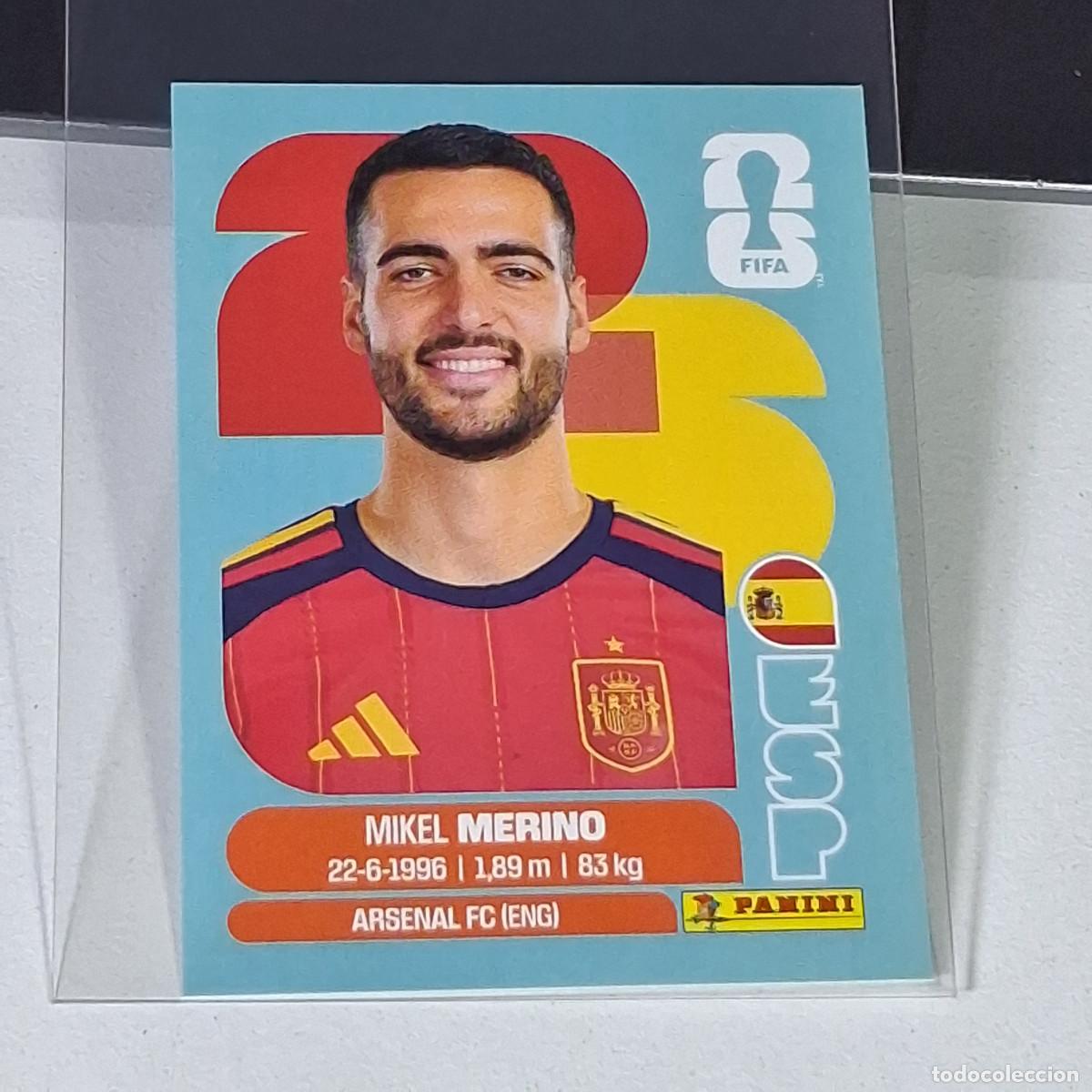 Cromos de F&uacute;tbol: A36 ESP14 MIKEL MERINO 14 ESPA&Ntilde;A ESP SPAIN ESPA&Ntilde;A MUNDIAL FIFA WORLD CUP 2026 STICKER PANINI
