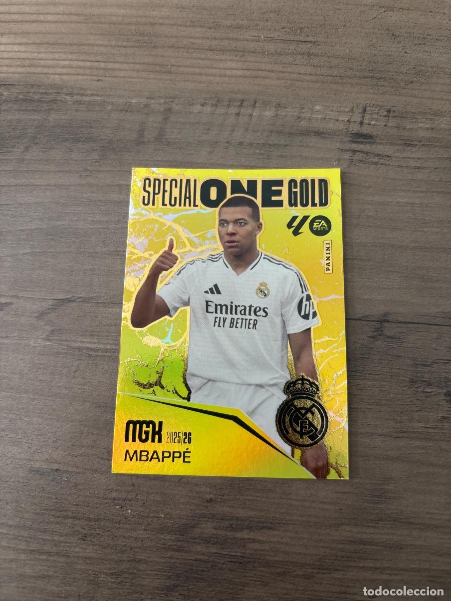 Cromos de F&uacute;tbol: Special One Gold Mbappe Megacracks 25-26