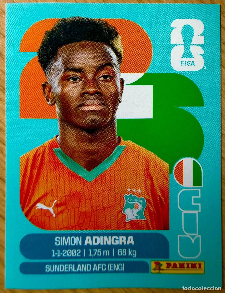 Cromos de F&uacute;tbol: CIV17 CIV 17 ADINGRA COSTA MARFIL MUNDIAL FIFA WORLD CUP 2026 26 STICKER CROMO PANINI SIN PEGAR