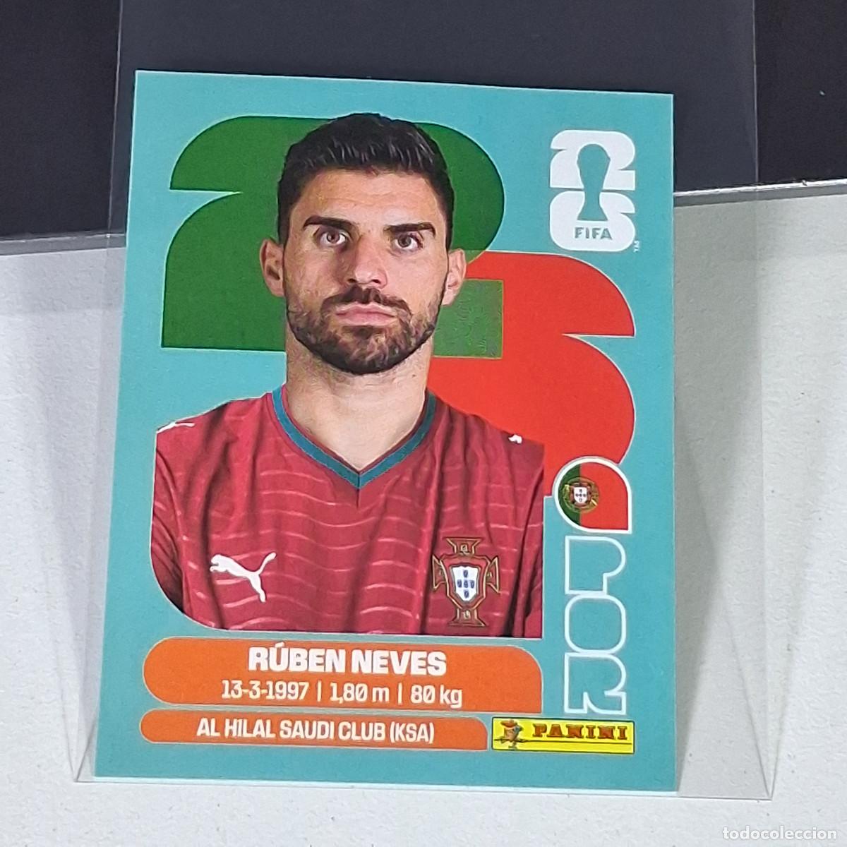 Cromos de F&uacute;tbol: A36 POR11 R&Uacute;BEN NEVES 11 PORTUGAL POR MUNDIAL FIFA WORLD CUP 2026 STICKER PANINI