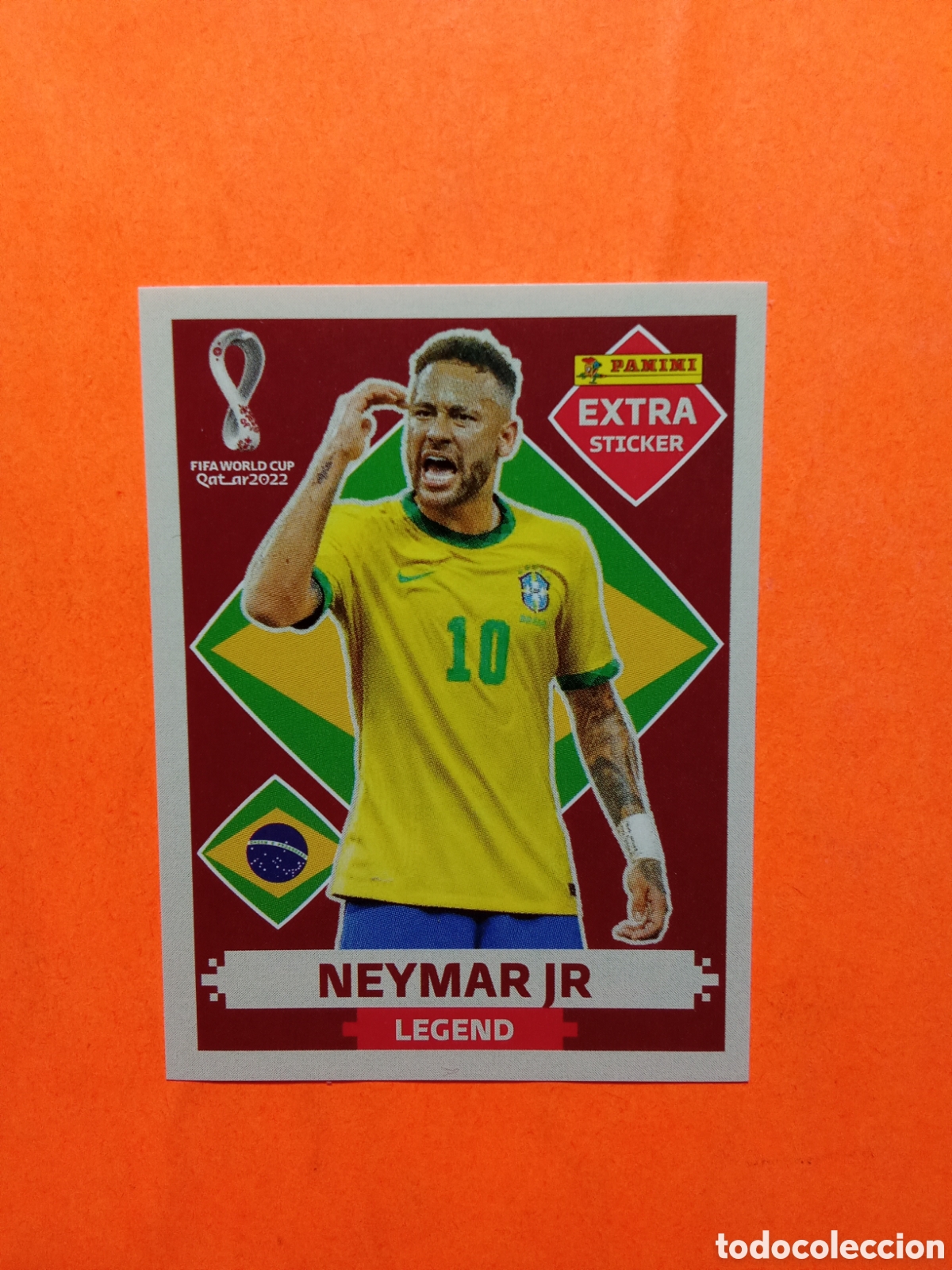 Cartes &agrave; collectionner de Football: CROMO EXTRA STICKER BASE NEYMAR BRASIL LEGEND MUNDIAL QATAR 22