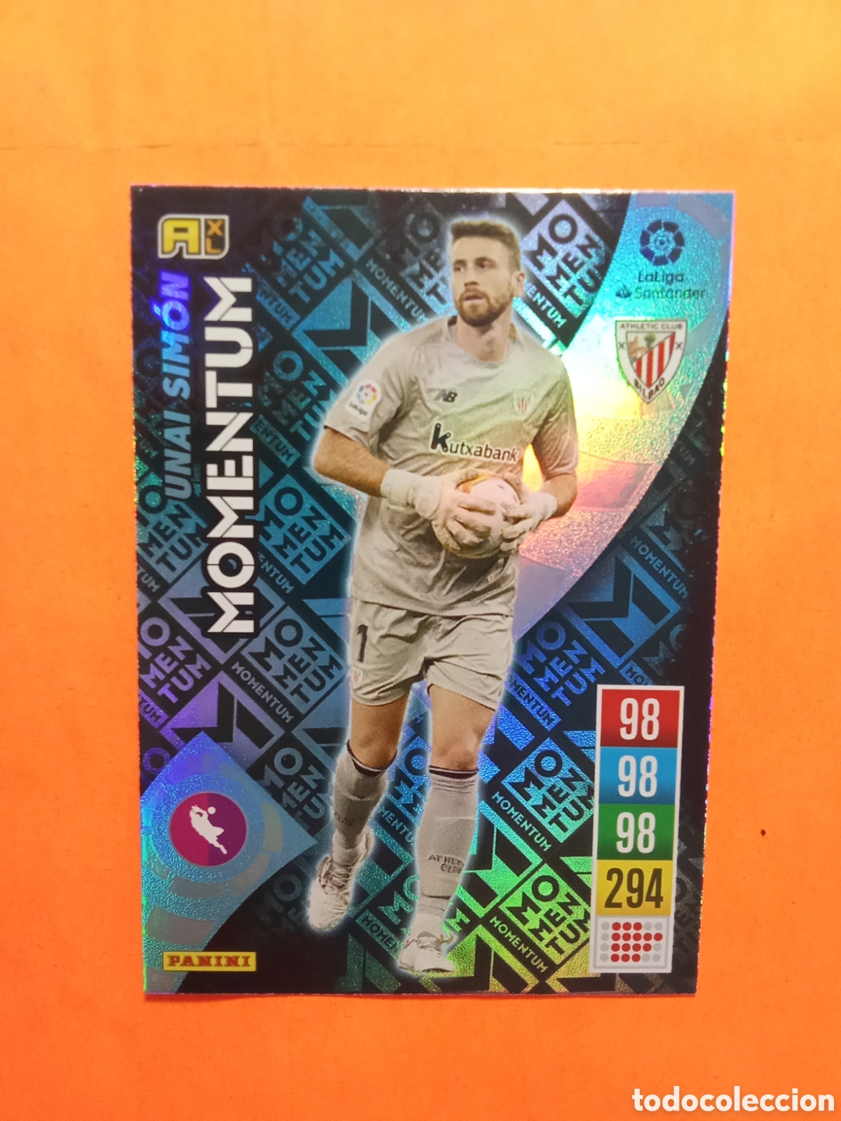 Cartes &agrave; collectionner de Football: MOMENTUM UNAI SIMON ATHLETIC ADRENALYN 21-22