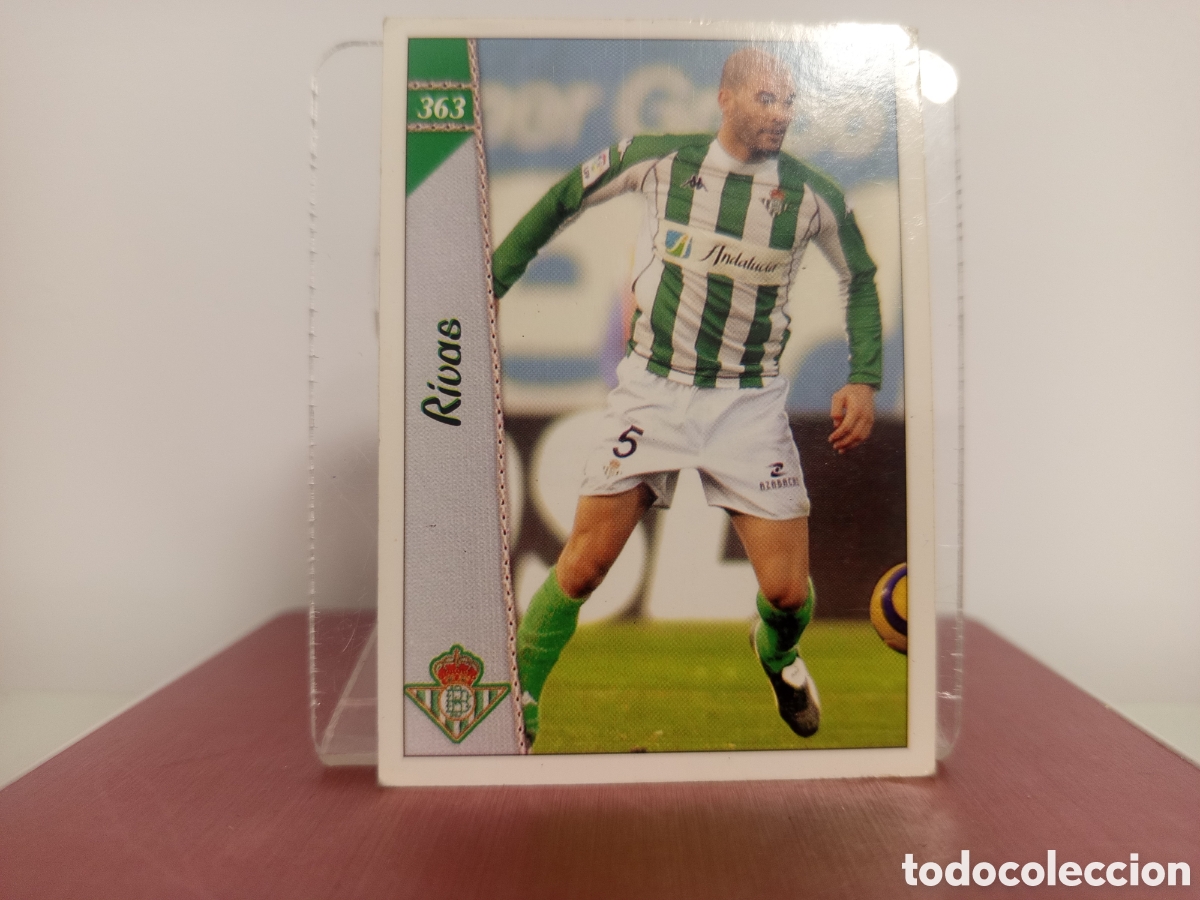 Fu&szlig;ball-Sticker: ❇️ CROMO CARD ⚽ RIVAS BETIS 363 LAS FICHAS LIGA 06 07 2006 2007 MUNDICROMO ❇️