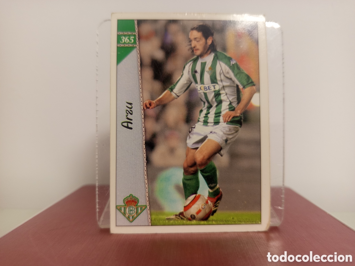 Fu&szlig;ball-Sticker: ❇️ CROMO CARD ⚽ ARZU BETIS 365 LAS FICHAS LIGA 06 07 2006 2007 MUNDICROMO ❇️