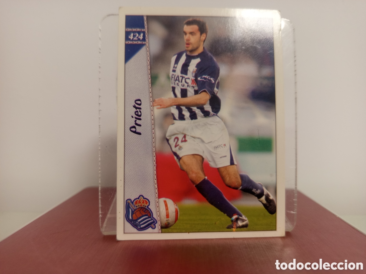 Fu&szlig;ball-Sticker: ❇️ CROMO CARD ⚽ PRIETO REAL SOCIEDAD 424 LAS FICHAS LIGA 06 07 2006 2007 MUNDICROMO ❇️