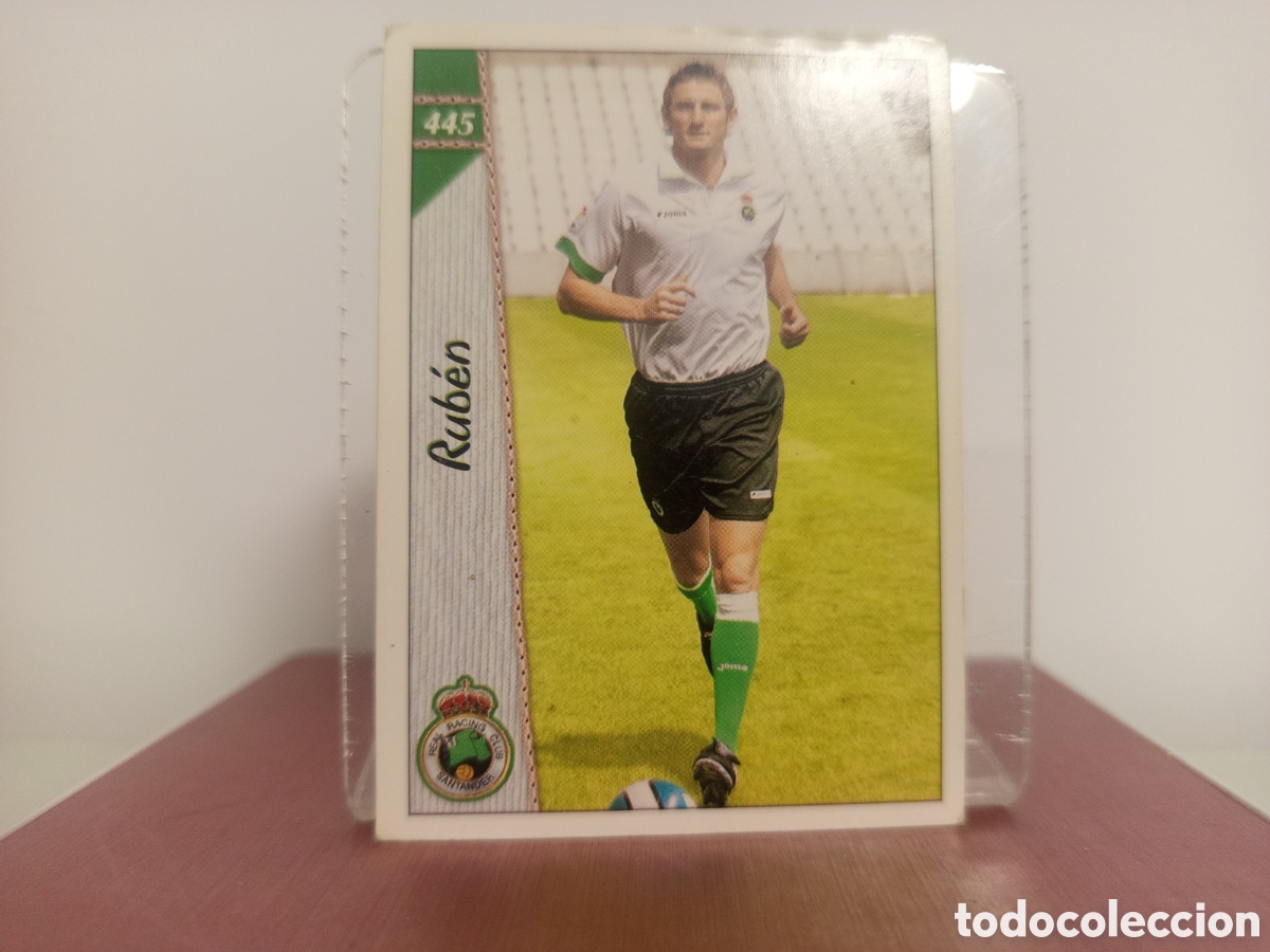 Fu&szlig;ball-Sticker: ❇️ CROMO CARD ⚽ RUB&Eacute;N RACING DE SANTANDER 445 LAS FICHAS LIGA 06 07 2006 2007 MUNDICROMO ❇️