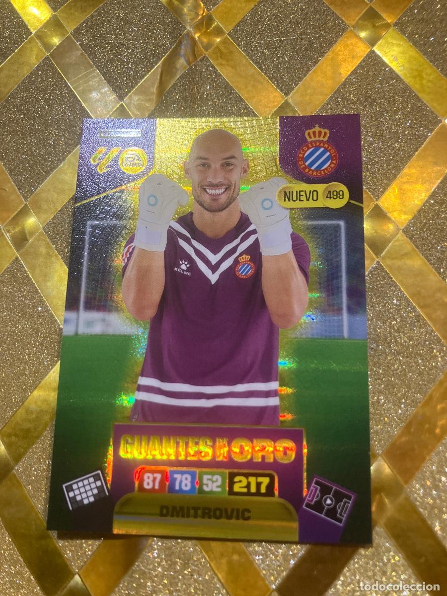 Fu&szlig;ball-Sticker: CROMO FUTBOL NUMERO 499 DMITROVIC ESPA&Ntilde;OL GUANTES DE ORO ADRENALYN XL 2025 2026 PANINI !