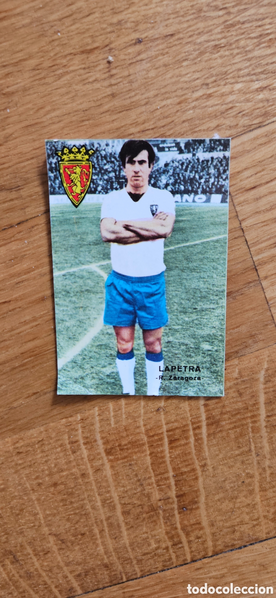 Fu&szlig;ball-Sticker: Lapetra Zaragoza fher disgra 1967 1968 67 68 despegado