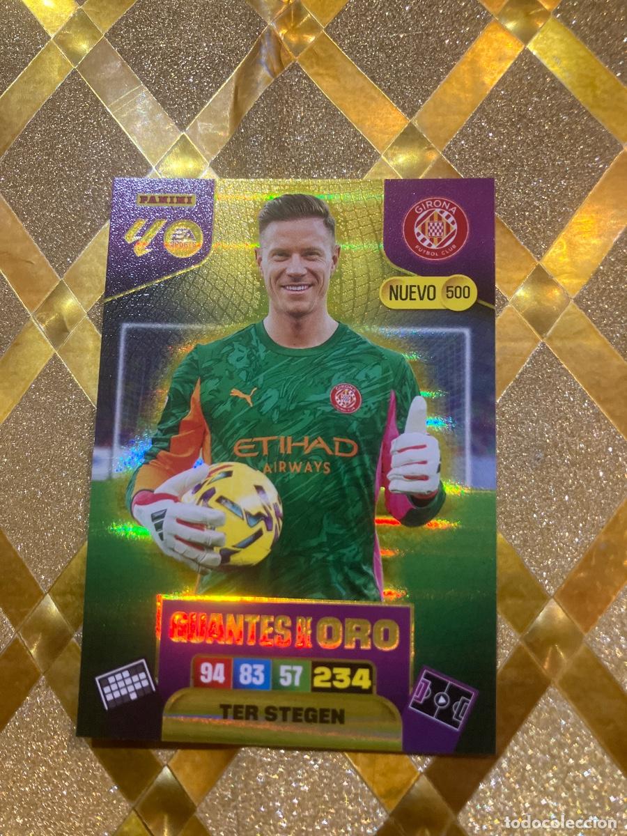 Fu&szlig;ball-Sticker: CROMO FUTBOL NUMERO 500 TER STEGEN GIRONA GUANTES DE ORO ADRENALYN XL 2025 2026 PANINI !