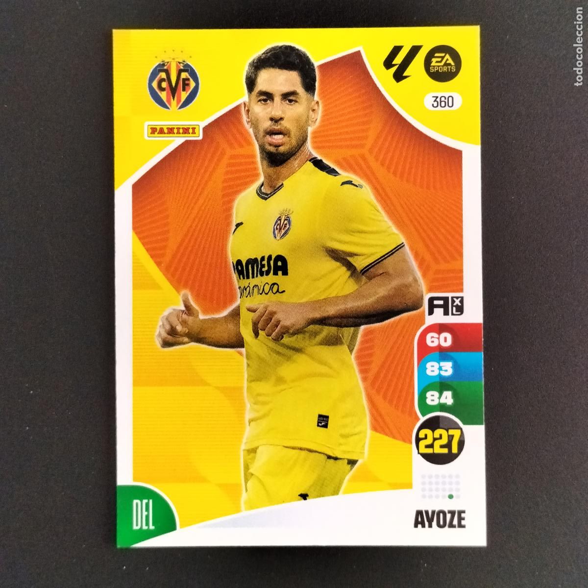 Fu&szlig;ball-Sticker: 360 AYOZE VILLARREAL CROMOS ADRENALYN XL LALIGA CARD 2024 2025 24 25 PANINI