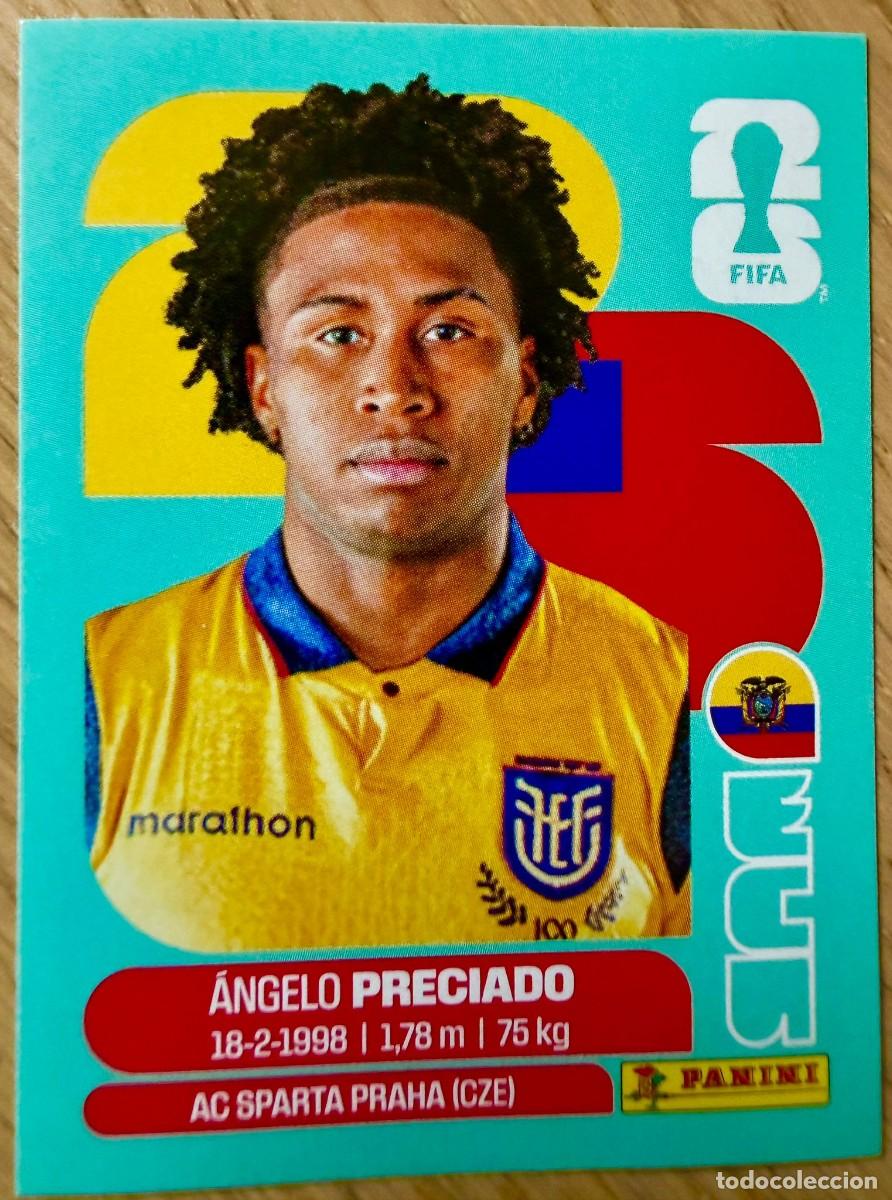 Cartes &agrave; collectionner de Football: ECU7 ECU 7 ANGELO PRECIADO ECUADOR MUNDIAL FIFA WORLD CUP 2026 26 STICKER CROMO PANINI SIN PEGAR