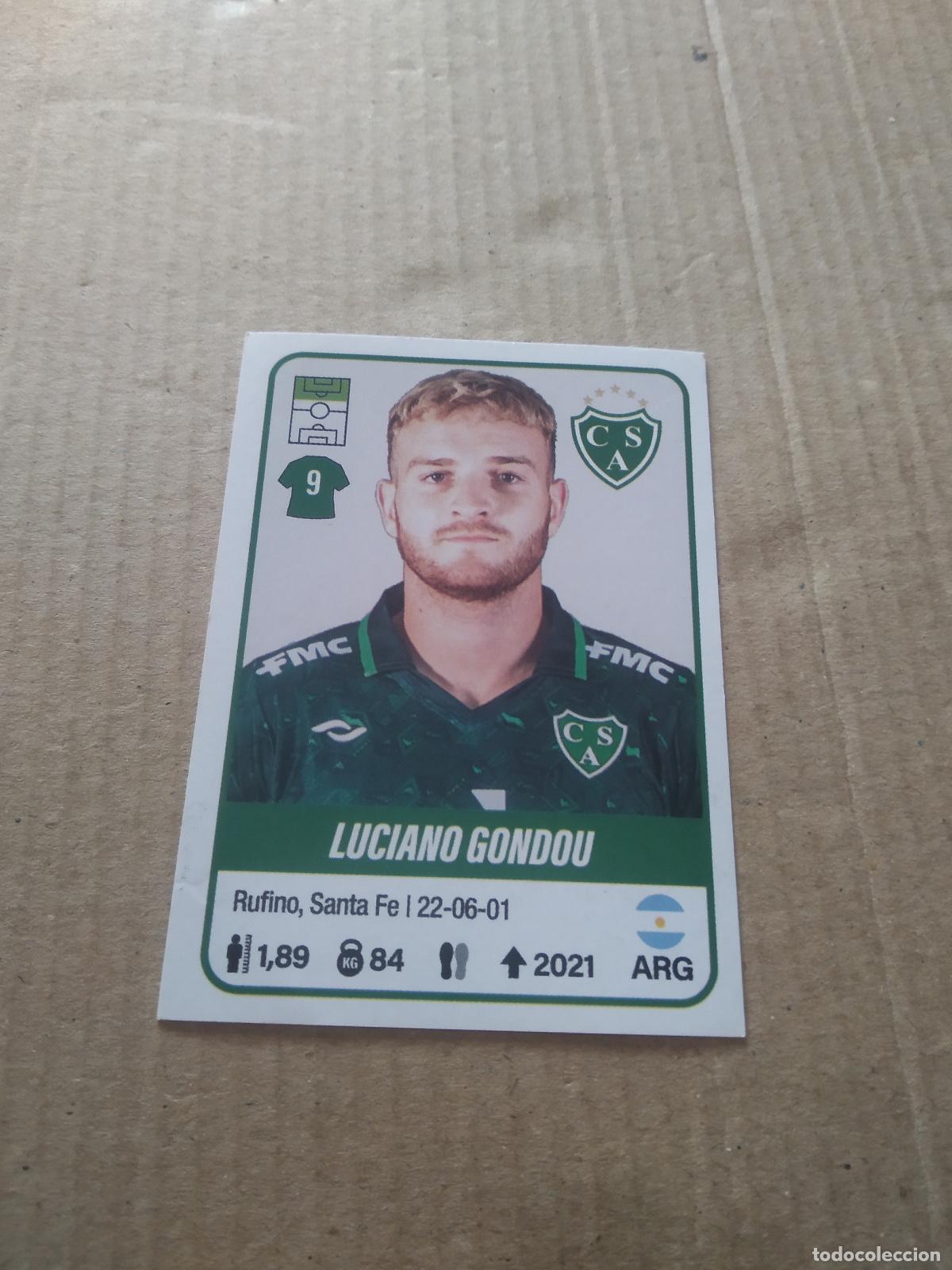 Cartes &agrave; collectionner de Football: 411 LUCIANO GONDOU SARMIENTO DE JUNIN CROMO FUTBOL ARGENTINO PANINI LIGA ARGENTINA 2023