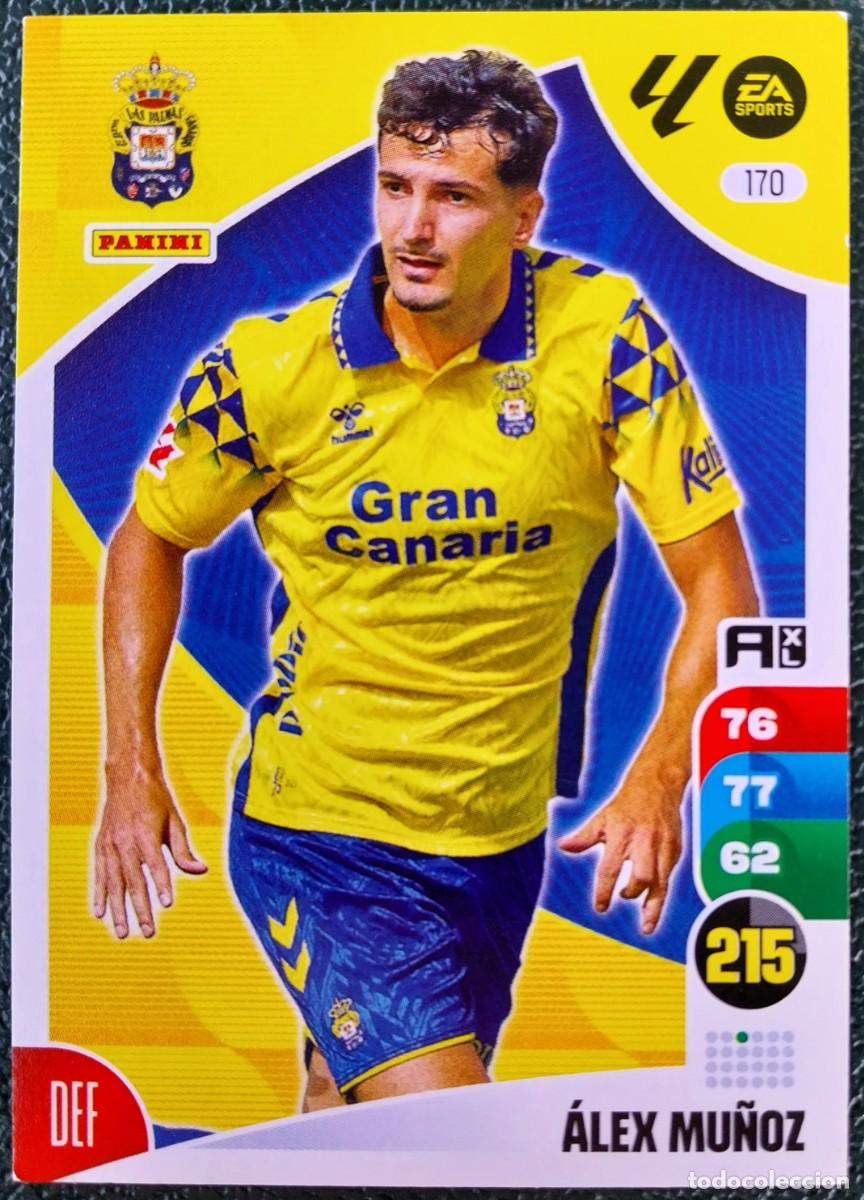 Cartes &agrave; collectionner de Football: 170 ALEX MU&Ntilde;OZ UD LAS PALMAS FICHAS ALBUM ADRENALYN XL 2024 2025 24 25