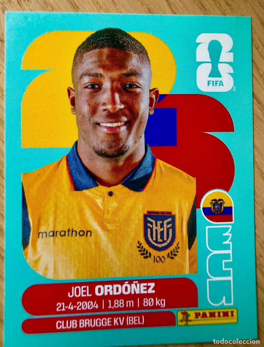 Cartes &agrave; collectionner de Football: ECU8 ECU 8 JOEL ORDO&Ntilde;EZ ECUADOR MUNDIAL FIFA WORLD CUP 2026 26 STICKER CROMO PANINI SIN PEGAR