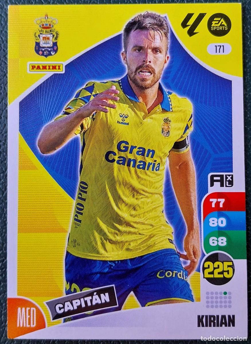 Cartes &agrave; collectionner de Football: 171 KIRIAN UD LAS PALMAS FICHAS ALBUM ADRENALYN XL 2024 2025 24 25