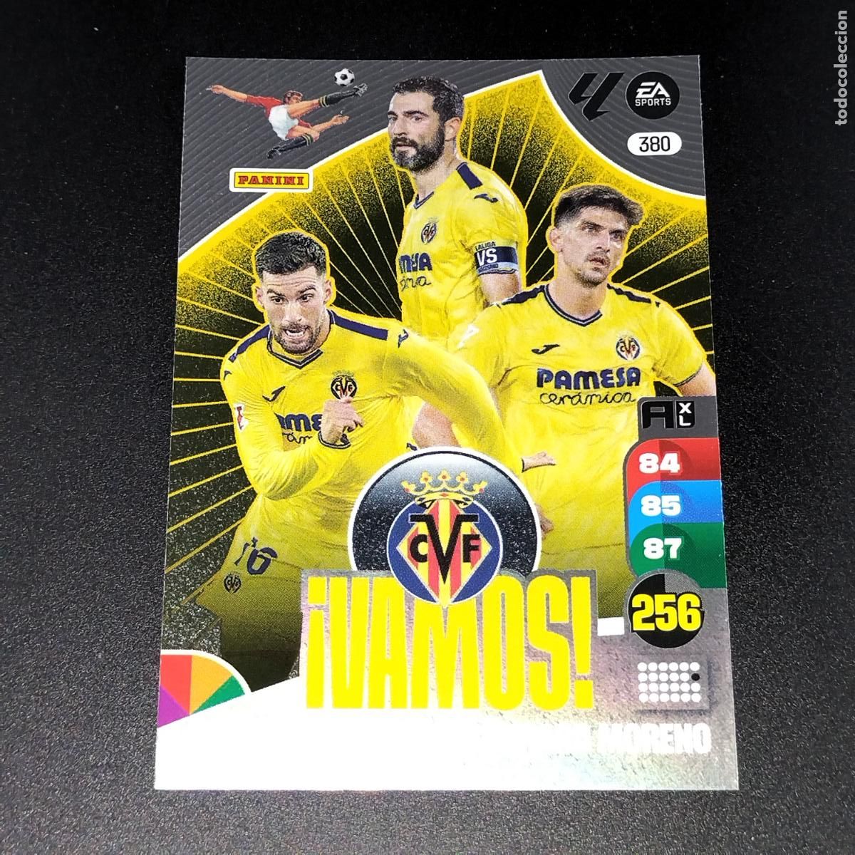 Cartes &agrave; collectionner de Football: 380 VAMOS ALBIOL BAENA GERARD MORENO VILLARREAL ADRENALYN XL LALIGA CARD 2024 2025 24 25 PANINI