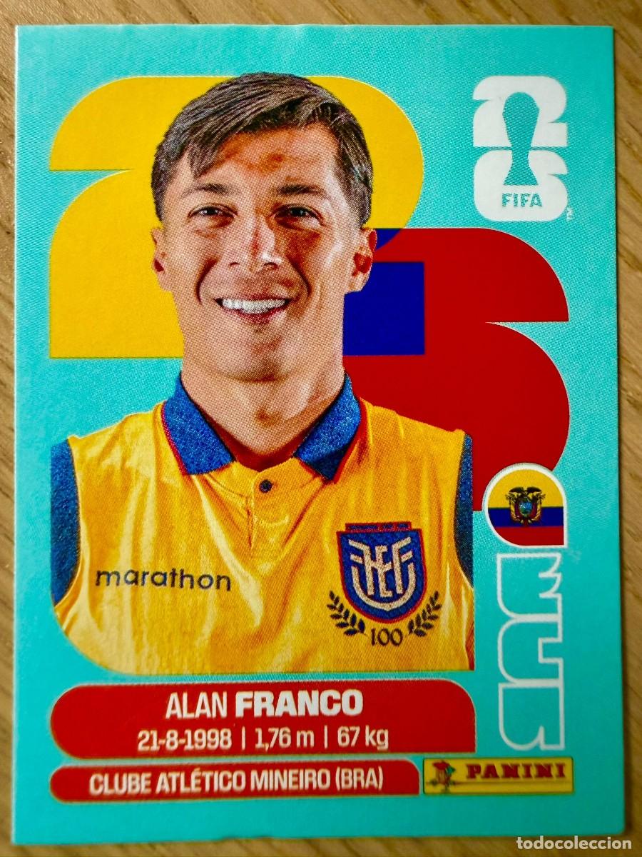 Cartes &agrave; collectionner de Football: ECU10 ECU 10 ALAN FRANCO ECUADOR MUNDIAL FIFA WORLD CUP 2026 26 STICKER CROMO PANINI SIN PEGAR