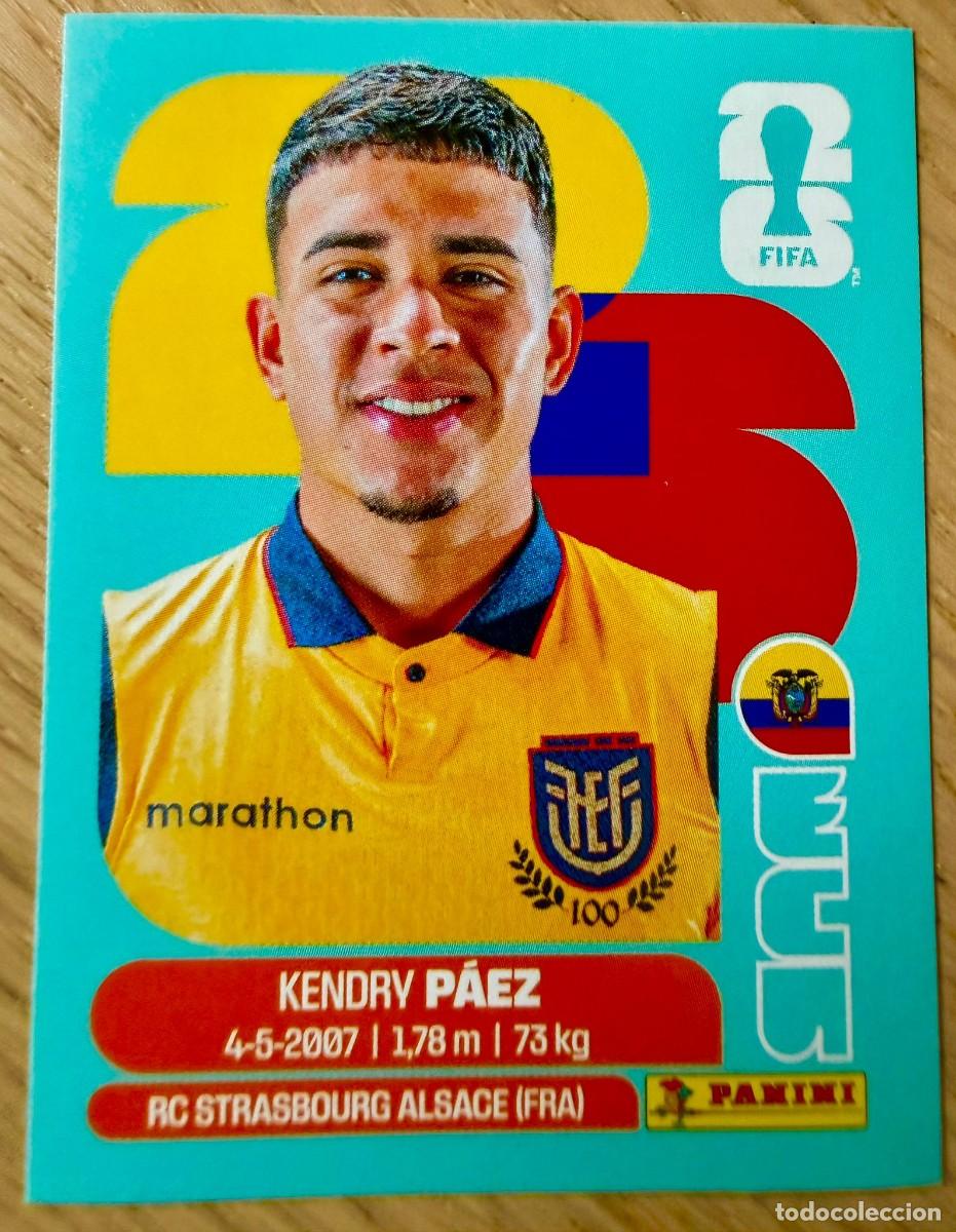 Cromos de Futebol: ECU11 ECU 11 KENDRY PAEZ ECUADOR MUNDIAL FIFA WORLD CUP 2026 26 STICKER CROMO PANINI SIN PEGAR