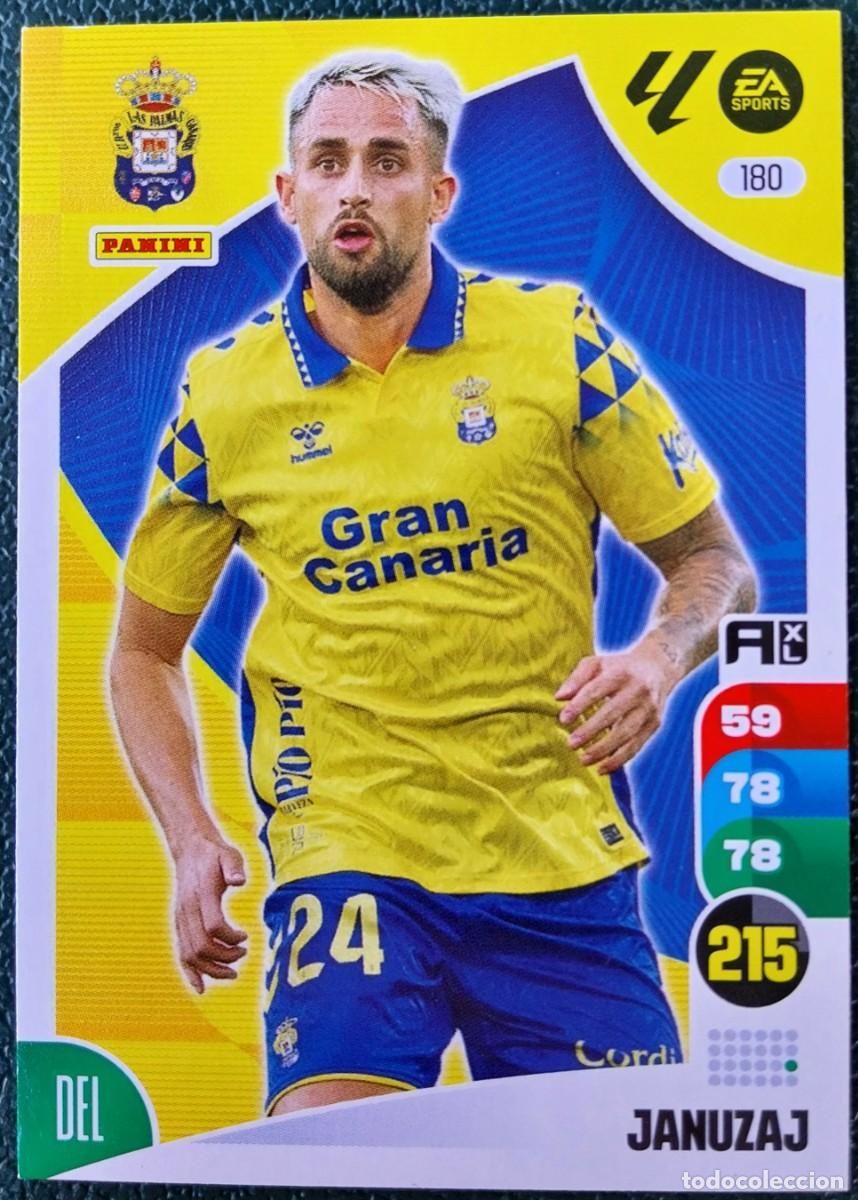 Fu&szlig;ball-Sticker: 180 JANUZAJ UD LAS PALMAS FICHAS ALBUM ADRENALYN XL 2024 2025 24 25