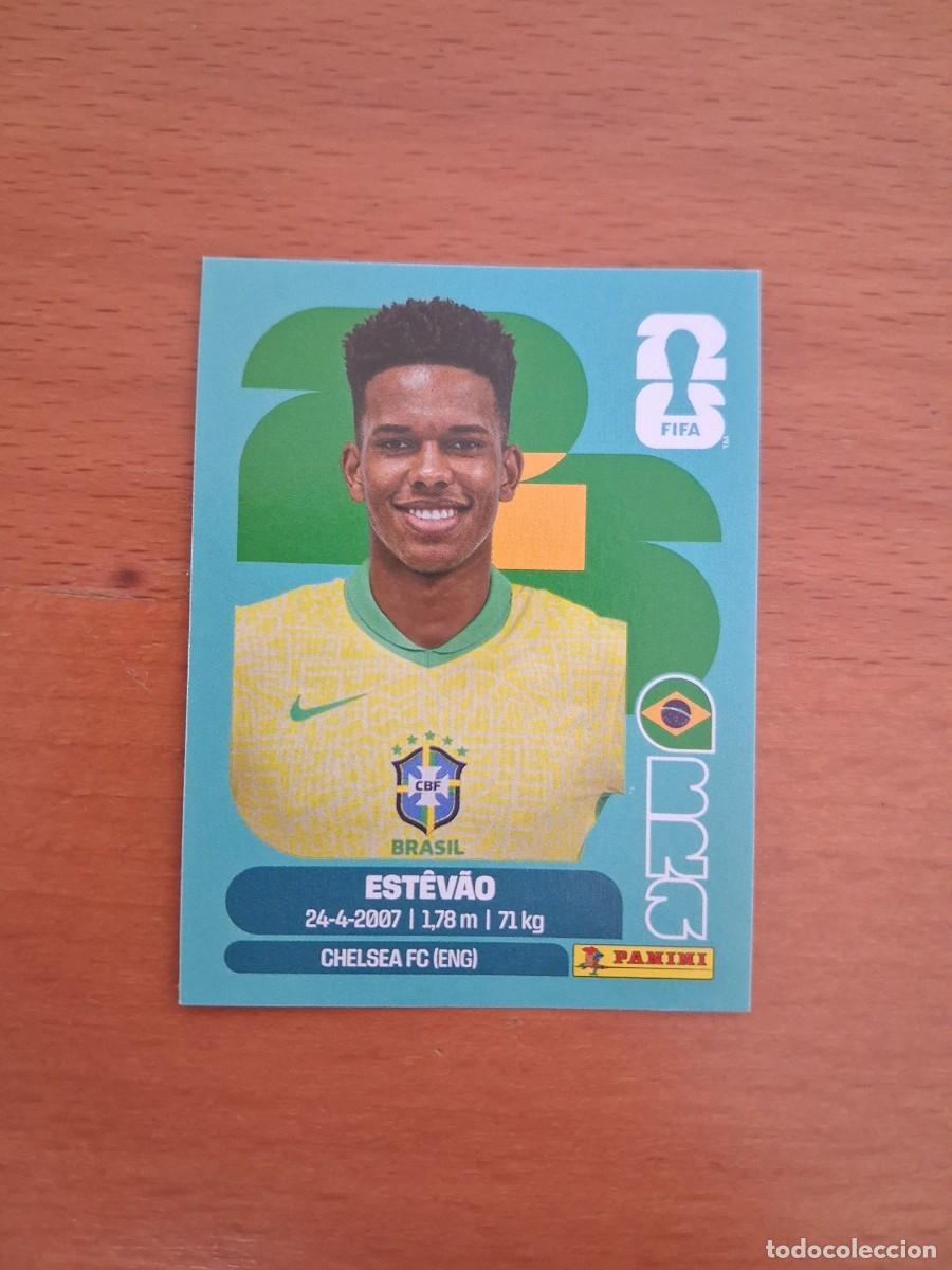 Fu&szlig;ball-Sticker: Fifa World Cup 26 Mundial 2026 BRA 20 Brasil Estevao