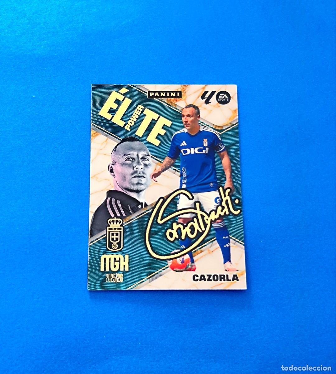 Cromos de F&uacute;tbol: Megacracks 2025 2026 / 25 26 &Eacute;lite Power Cazorla Oviedo