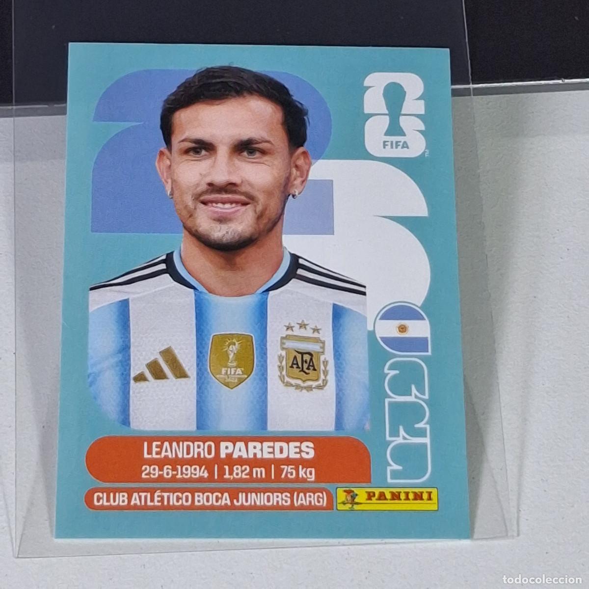 Cromos de F&uacute;tbol: A36 ARG12 LEANDRO PAREDES ARG 12 ARGENTINA ARG MUNDIAL FIFA WORLD CUP 2026 STICKER PANINI