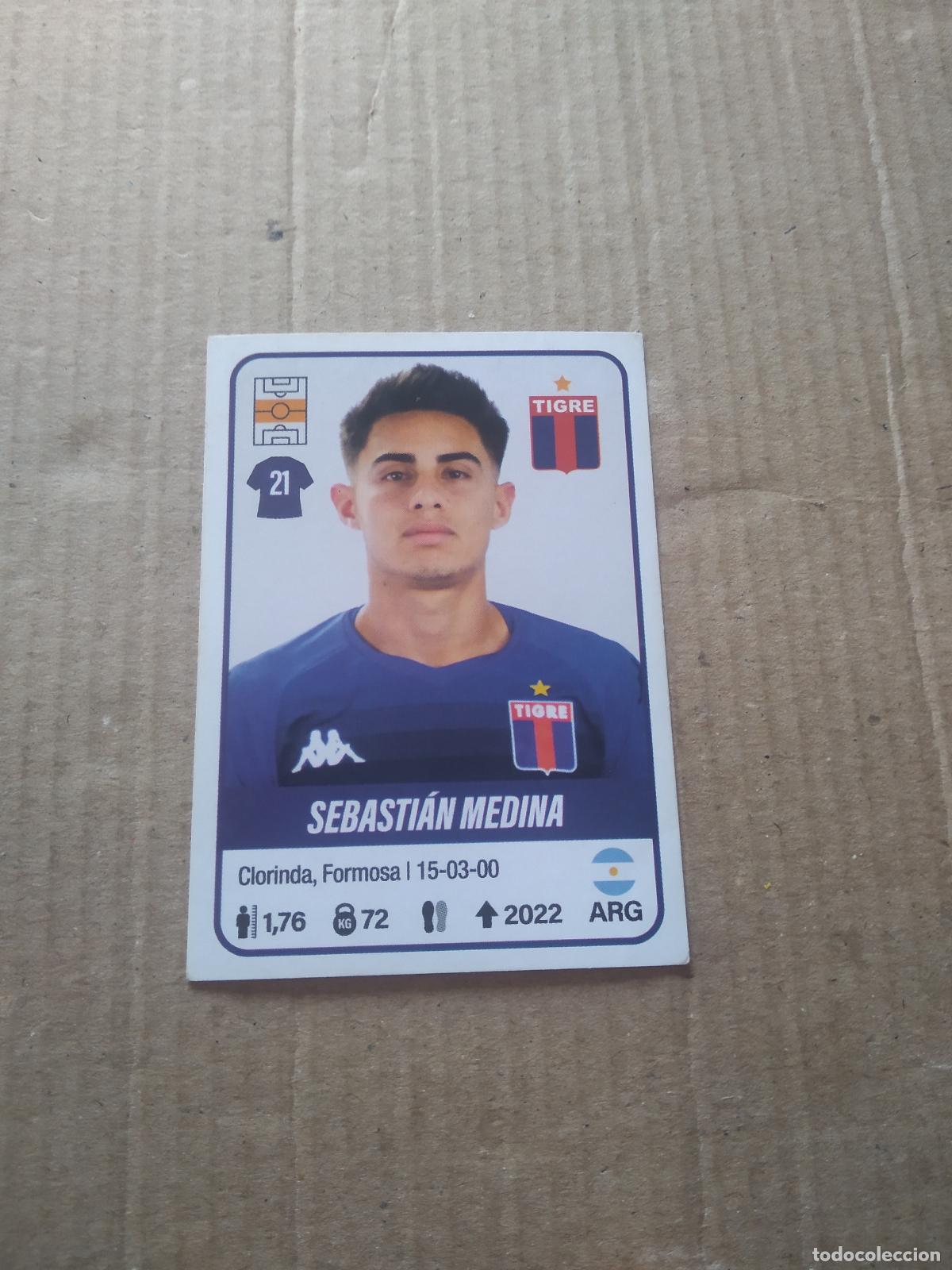 Cromos de F&uacute;tbol: 438 SEBASTIAN MEDINA TIGRE CROMO FUTBOL ARGENTINO PANINI LIGA ARGENTINA 2023