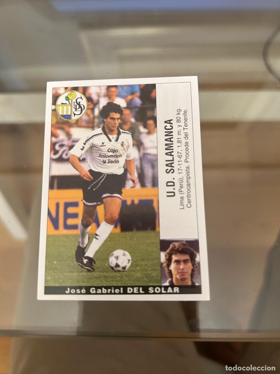 Cromos de F&uacute;tbol: del solar salamanca liga 95 96 panini nuevo