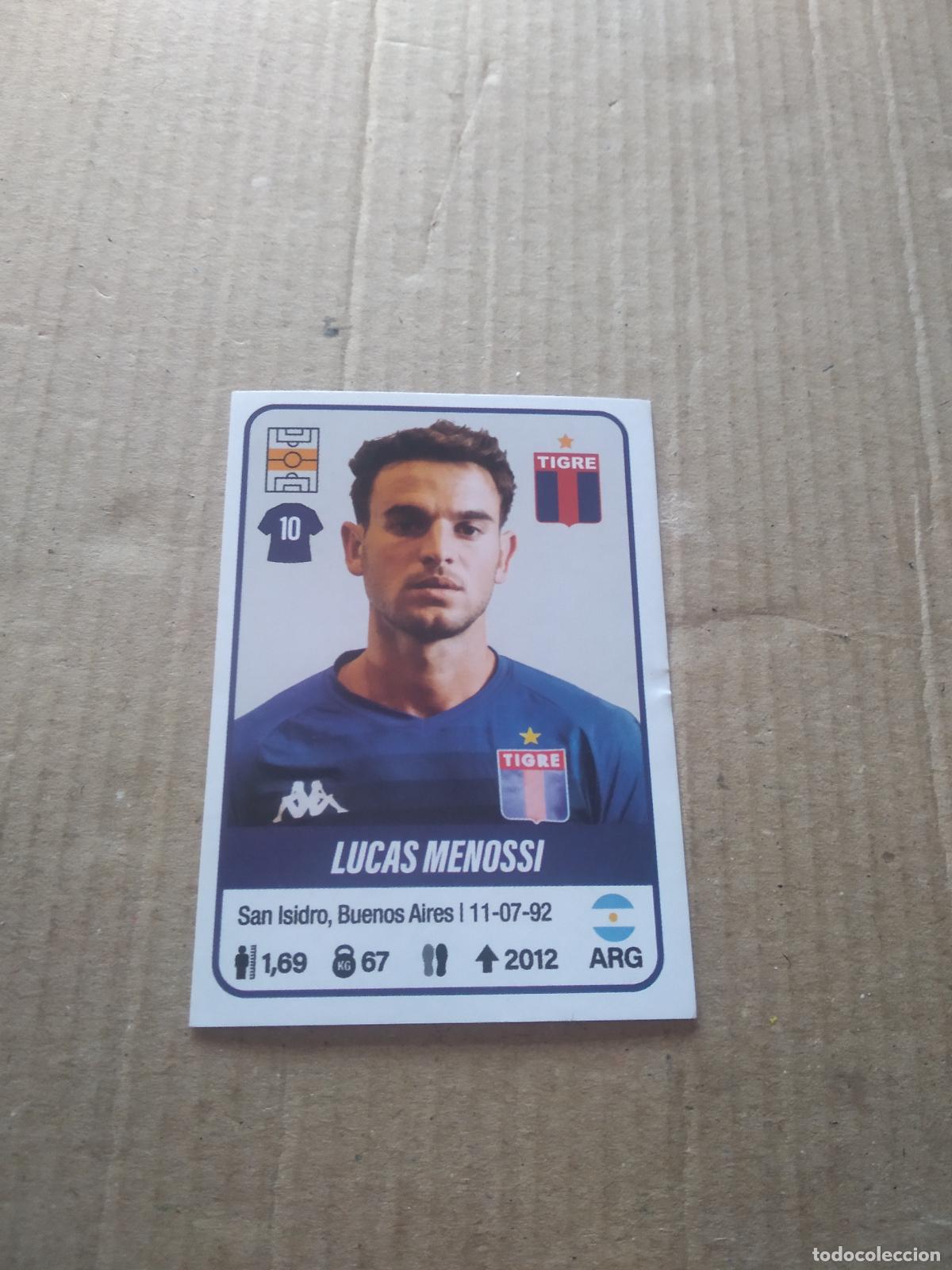 Cromos de F&uacute;tbol: 439 LUCAS MENOSSI TIGRE CROMO FUTBOL ARGENTINO PANINI LIGA ARGENTINA 2023