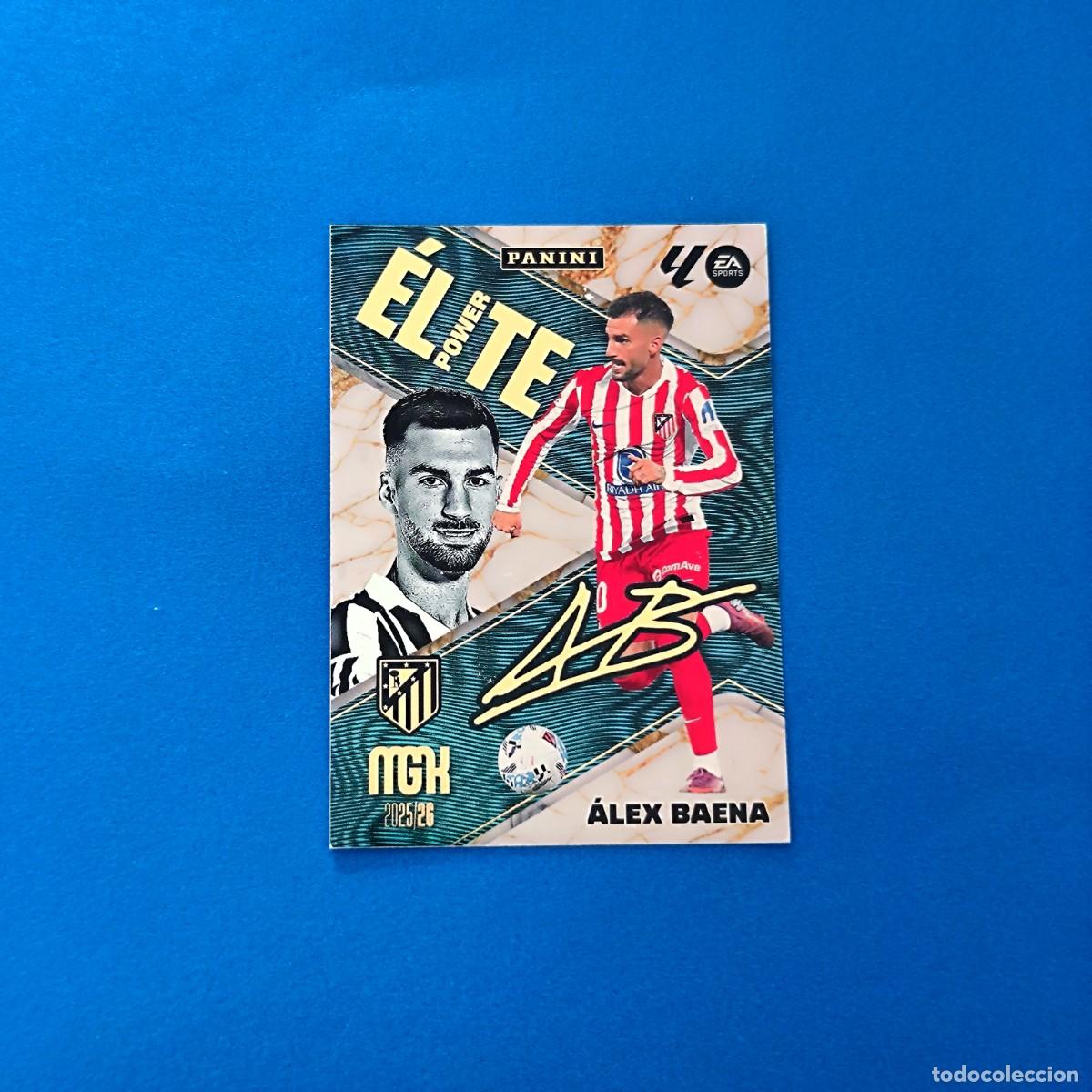 Figurine di Calcio: Megacracks 2025 2026 / 25 26 &Eacute;lite Power &Aacute;lex Baena Atl&eacute;tico de Madrid