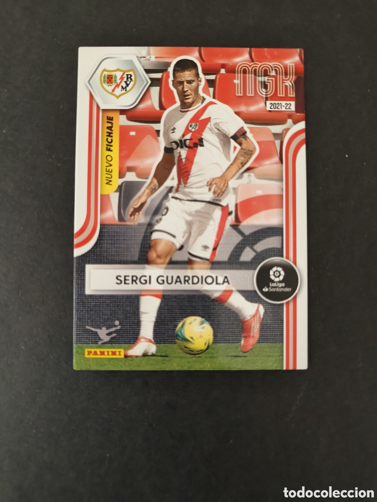 Figurine di Calcio: Megacracks 2021/22 488 Sergi Guardiola Rayo Vallecano Nuevo Fichaje