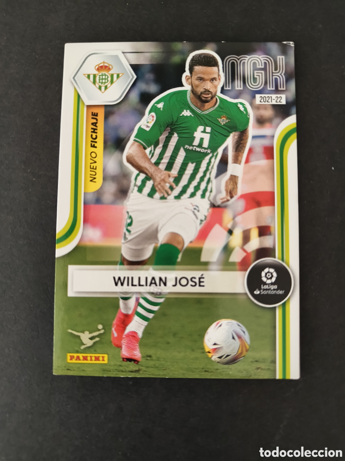 Cromos de F&uacute;tbol: Megacracks 2021/22 487 Willian Jose Betis Nuevo Fichaje