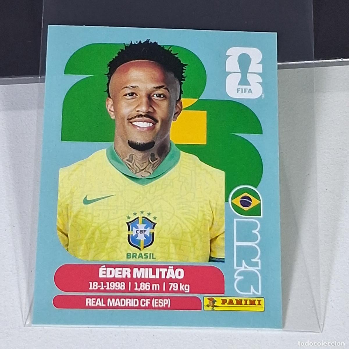 Cromos de F&uacute;tbol: A36 BRA5 &Eacute;DER MILIT&Atilde;O 5 BRAZIL BRASIL BRA MUNDIAL FIFA WORLD CUP 2026 STICKER PANINI